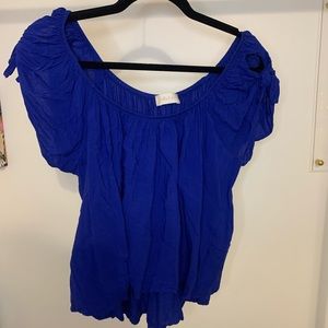 off the shoulder cropped top